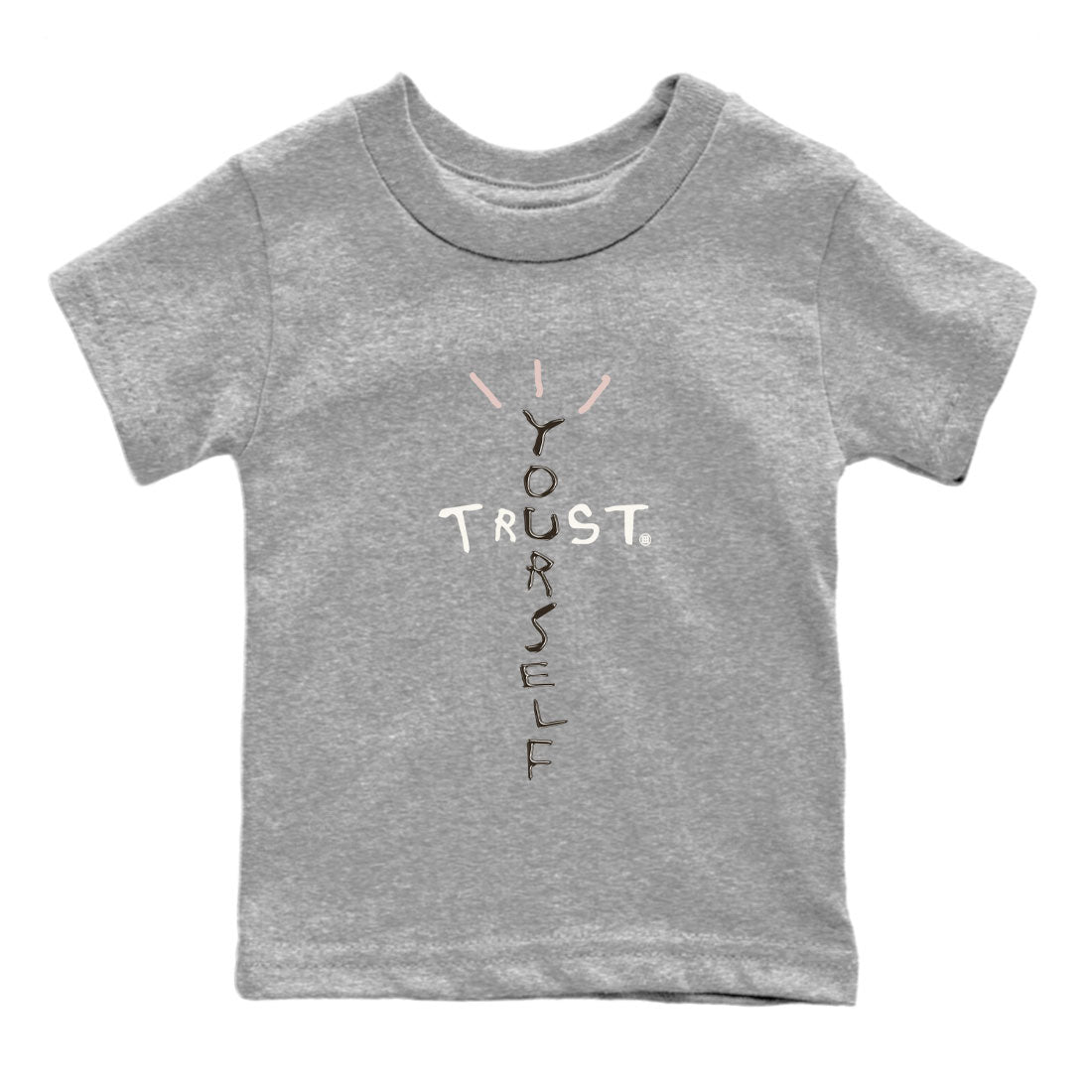 Air Jordan 11 Neapolitan shirt to match jordans Trust Yourself sneaker tees 11s Neapolitan SNRT Sneaker Release Tees Baby Toddler Heather Grey 2 T-Shirt