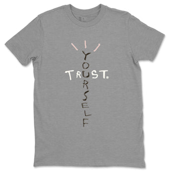 Air Jordan 11 Neapolitan shirt to match jordans Trust Yourself sneaker tees 11s Neapolitan SNRT Sneaker Release Tees Unisex Heather Grey 2 T-Shirt
