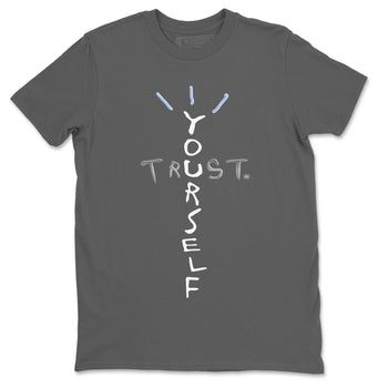 Air Jordan 11 White Cement Sneaker Match Tees Trust Yourself Sneaker Tees Air Jordan 11 Cement Grey Sneaker Release Tees Unisex Shirts Cool Grey 2