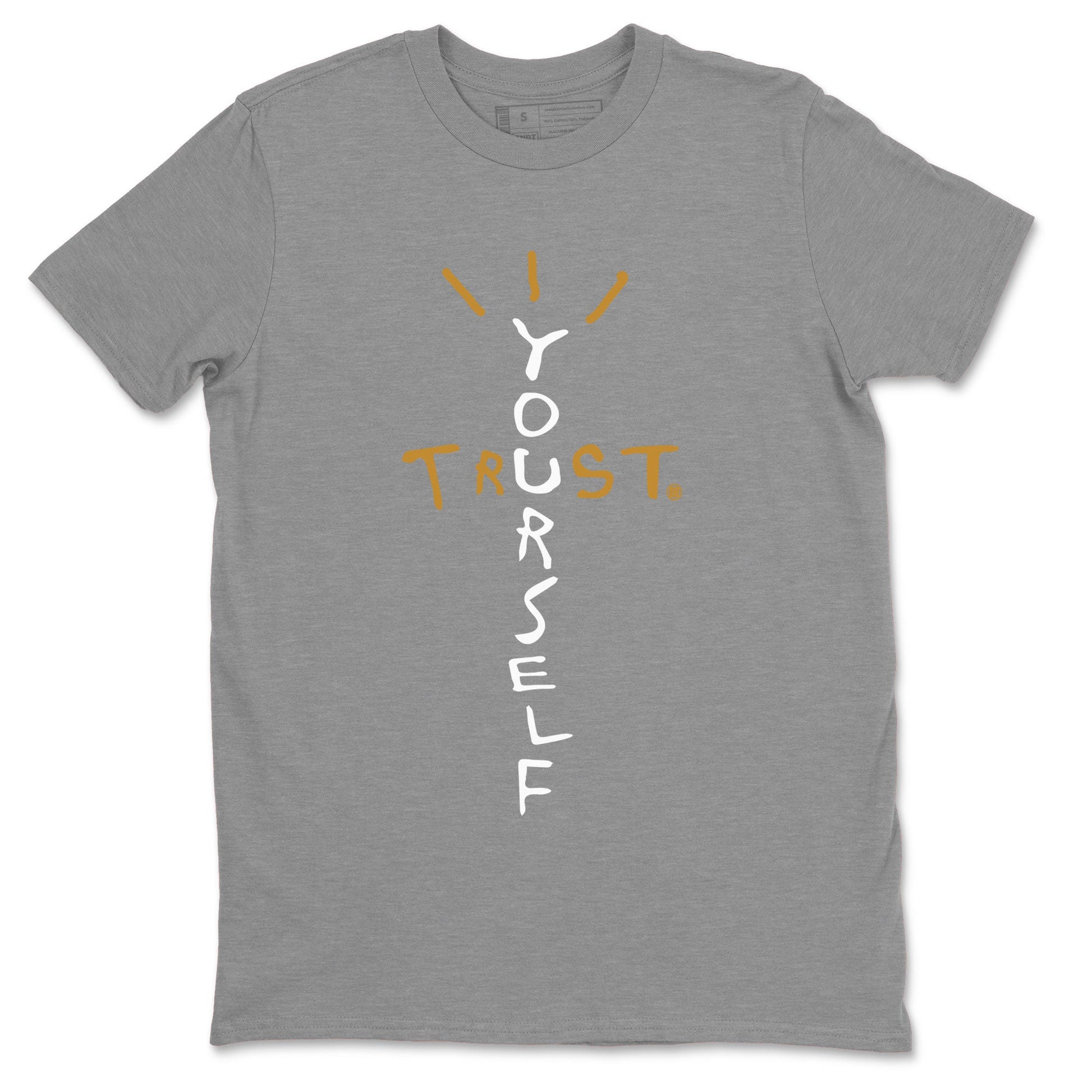 Air Jordan 13 Retro Wheat shirt to match jordans Trust Yourself sneaker tees Air Jordan 13 Wheat SNRT Sneaker Release Tees Unisex Heather Grey 2 T-Shirt