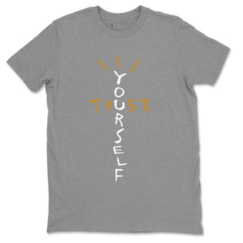 Air Jordan 13 Retro Wheat shirt to match jordans Trust Yourself sneaker tees Air Jordan 13 Wheat SNRT Sneaker Release Tees Unisex Heather Grey 2 T-Shirt