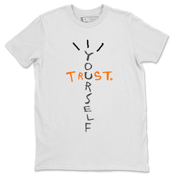 Jordan 3 Retro Fear AJ3 Grey shirt to match jordans Trust Yourself sneaker tees Air Jordan 3 Fear SNRT Sneaker Release Tees Crew Neck Casual Unisex White 2 T-Shirt