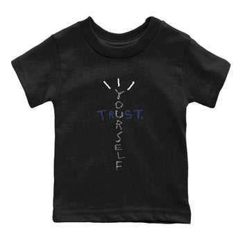 Air Jordan 3 Retro Midnight Navy shirt to match jordans Trust Yourself sneaker tees AJ3 Midnight Navy SNRT Sneaker T Shirt  baby toddler Black 2 cotton Shirt