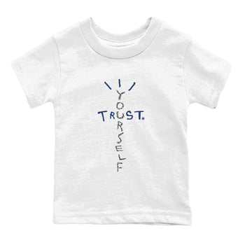 Air Jordan 3 Retro Midnight Navy shirt to match jordans Trust Yourself sneaker tees AJ3 Midnight Navy SNRT Sneaker T Shirt  baby toddler White 2 cotton Shirt