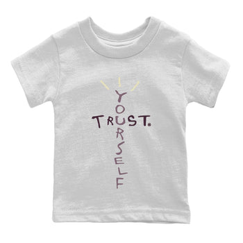 Jordan 4 A Ma Maniere Sneaker Match Tees Trust Yourself Sneaker Tees Jordan 4 A Ma Maniere Sneaker Release Tees Kids Shirts