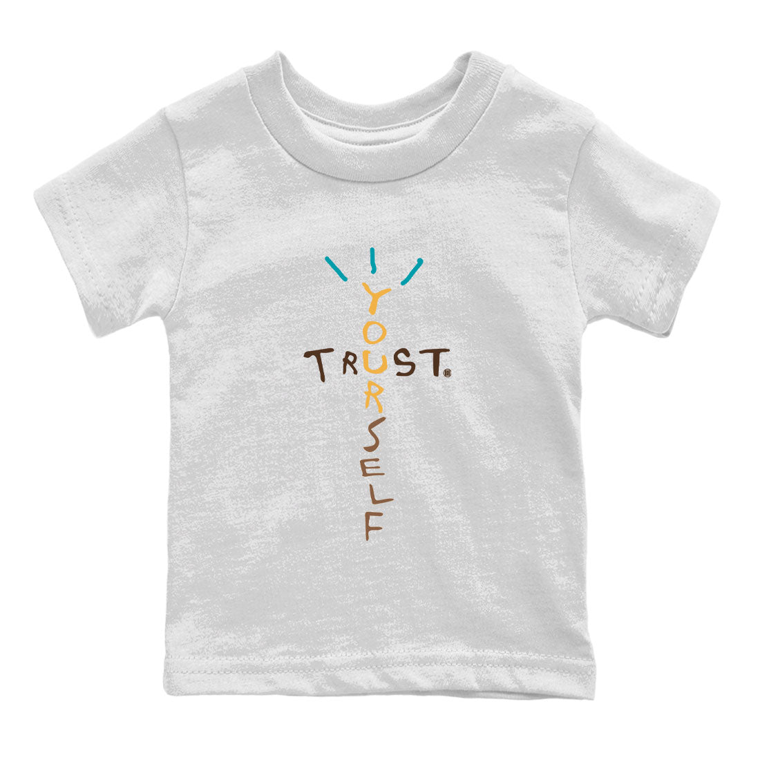 4s Cacao Wow shirt to match jordans Trust Yourself sneaker tees Air Jordan 4 Cacao Wow SNRT Sneaker Release Tees Baby Toddler White 2 T-Shirt