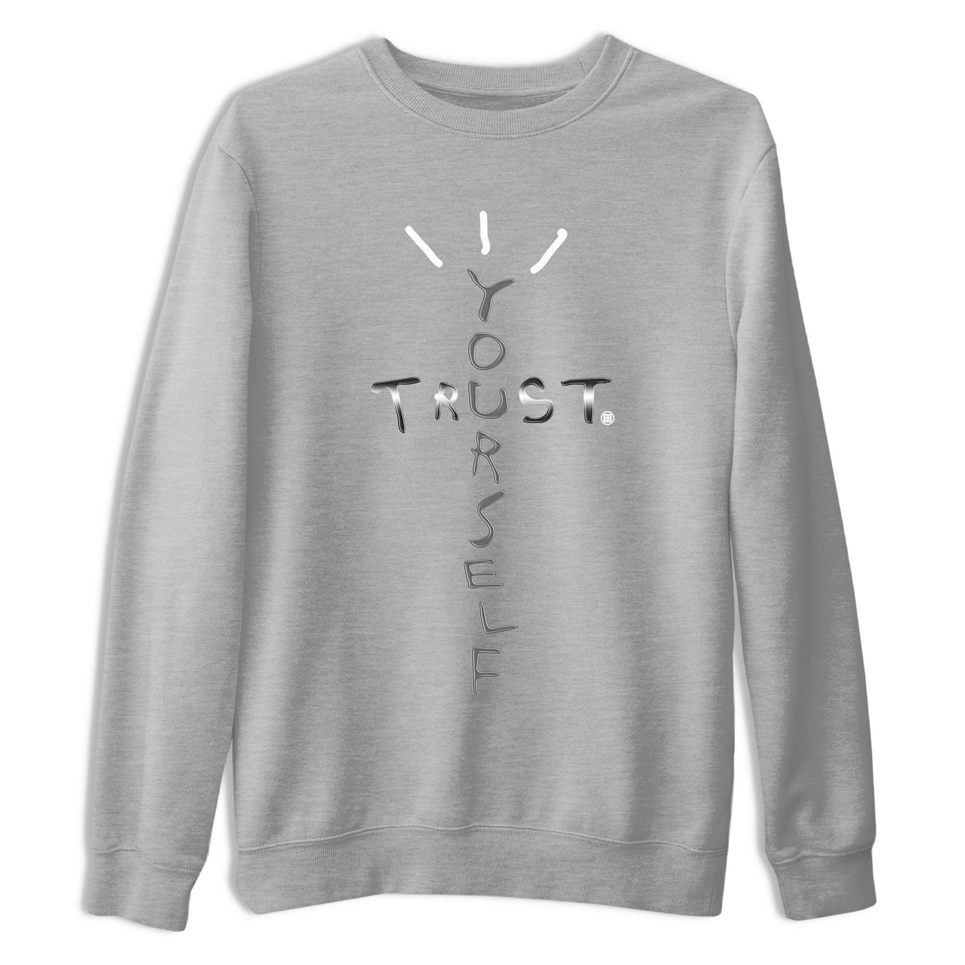 AJ4 Frozen Moments shirt to match jordans Trust Yourself sneaker tees Air Jordan 4 Light Iron Ore SNRT Sneaker Release Tees Unisex Heather Grey 2 T-Shirt