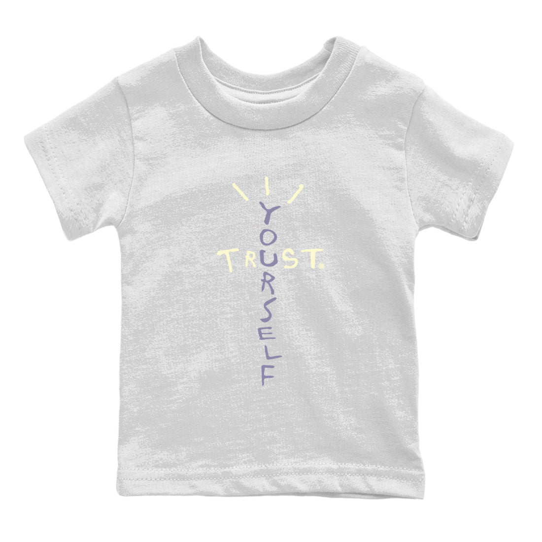 Air Jordan 5 Indigo Haze Sneaker Match Tees Trust Yourself Sneaker Tees 5s Indigo Haze Sneaker Release Tees Kids Shirts White 2