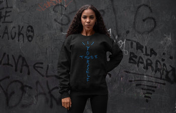 Jordan 1 Travis Scott Fragment Sneaker Match Tees Trust Yourself Sneaker Tees Jordan 1 Travis Scott Fragment Sneaker Release Tees Unisex Shirts