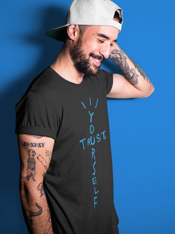 Jordan 1 Travis Scott Fragment Sneaker Match Tees Trust Yourself Sneaker Tees Jordan 1 Travis Scott Fragment Sneaker Release Tees Unisex Shirts