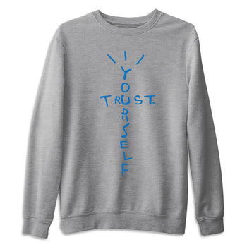 Jordan 1 Travis Scott Fragment Sneaker Match Tees Trust Yourself Sneaker Tees Jordan 1 Travis Scott Fragment Sneaker Release Tees Unisex Shirts
