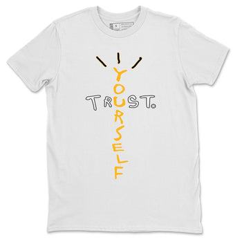 Dunk Championship Goldenrod Sneaker Match Tees Trust Yourself Sneaker Tees Dunk Championship Goldenrod Sneaker Release Tees Unisex Shirts