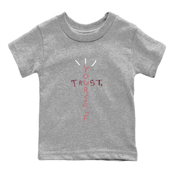 Dunk Low Valentine's Day shirt to match jordans Trust Yourself sneaker tees Dunk Valentines Day 2024 SNRT Sneaker Tees Casual Crew Neck T-Shirt Baby Toddler Heather Grey 2 T-Shirt