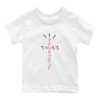 Dunk Low Valentine's Day shirt to match jordans Trust Yourself sneaker tees Dunk Valentines Day 2024 SNRT Sneaker Tees Casual Crew Neck T-Shirt Baby Toddler White 2 T-Shirt