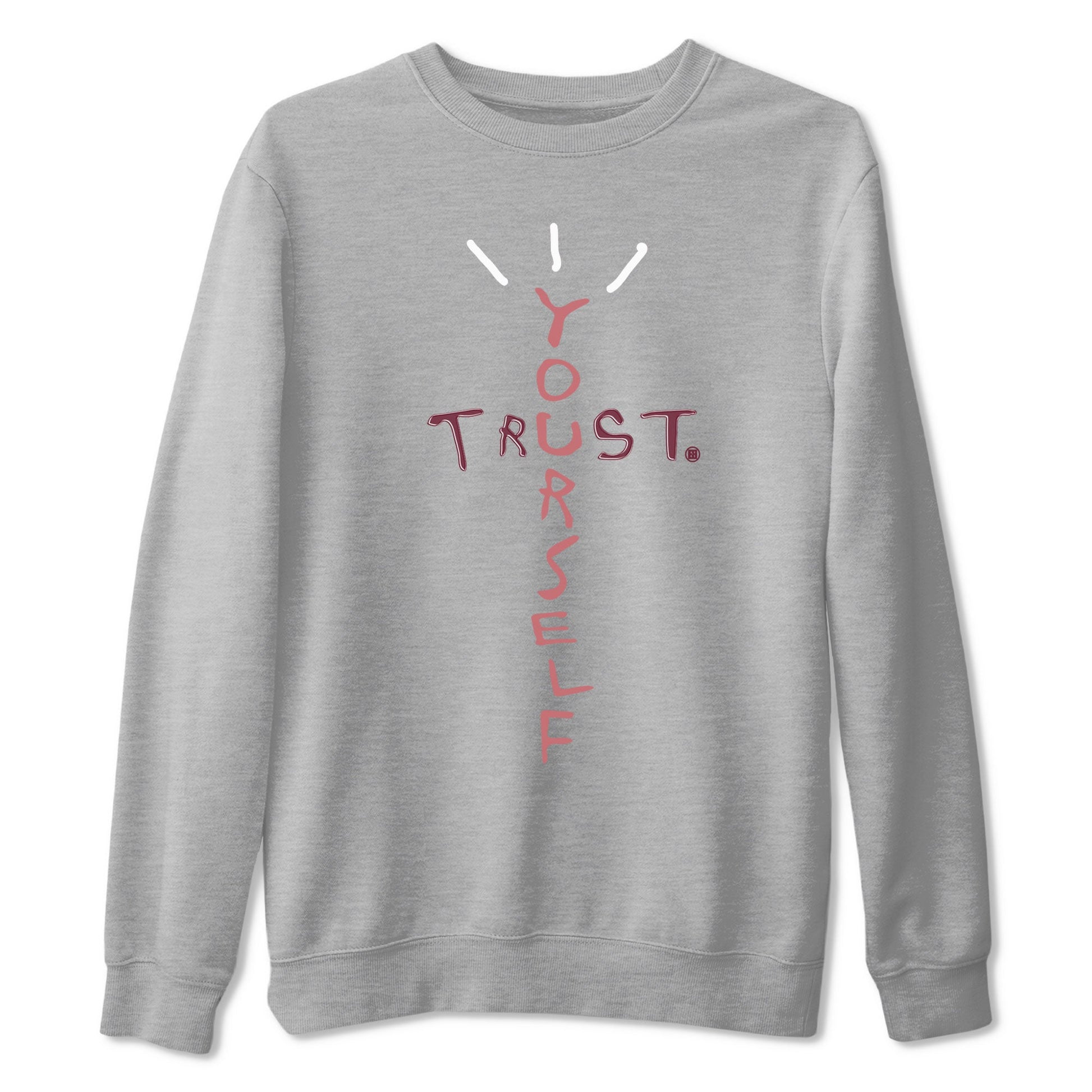 Dunk Low Valentine's Day shirt to match jordans Trust Yourself sneaker tees Dunk Valentines Day 2024 SNRT Sneaker Tees Casual Crew Neck T-Shirt Unisex Heather Grey 2 T-Shirt