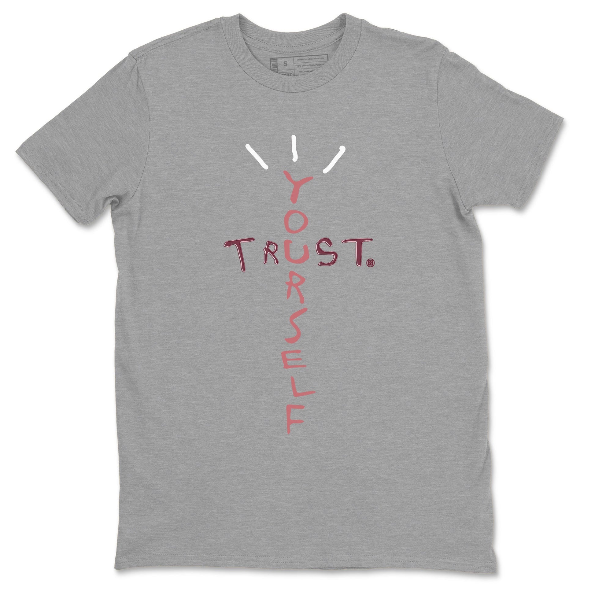Dunk Low Valentine's Day shirt to match jordans Trust Yourself sneaker tees Dunk Valentines Day 2024 SNRT Sneaker Tees Casual Crew Neck T-Shirt Unisex Heather Grey 2 T-Shirt