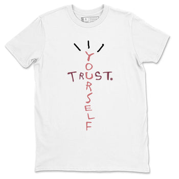 Dunk Low Valentine's Day shirt to match jordans Trust Yourself sneaker tees Dunk Valentines Day 2024 SNRT Sneaker Tees Casual Crew Neck T-Shirt Unisex White 2 T-Shirt