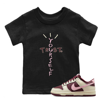 Dunk Valentines Day Sneaker Match Tees Trust Yourself Sneaker Tees Nike Dunk Valentine's Day Sneaker SNRT Sneaker Tees Kids Shirts