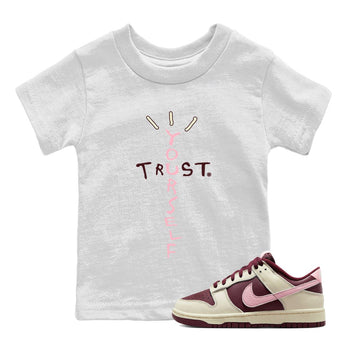 Dunk Valentines Day Sneaker Match Tees Trust Yourself Sneaker Tees Nike Dunk Valentine's Day Sneaker SNRT Sneaker Tees Kids Shirts