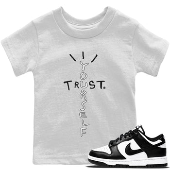 Dunk Panda Sneaker Match Tees Trust Yourself Sneaker Tees Dunk Panda Sneaker Release Tees Kids Shirts
