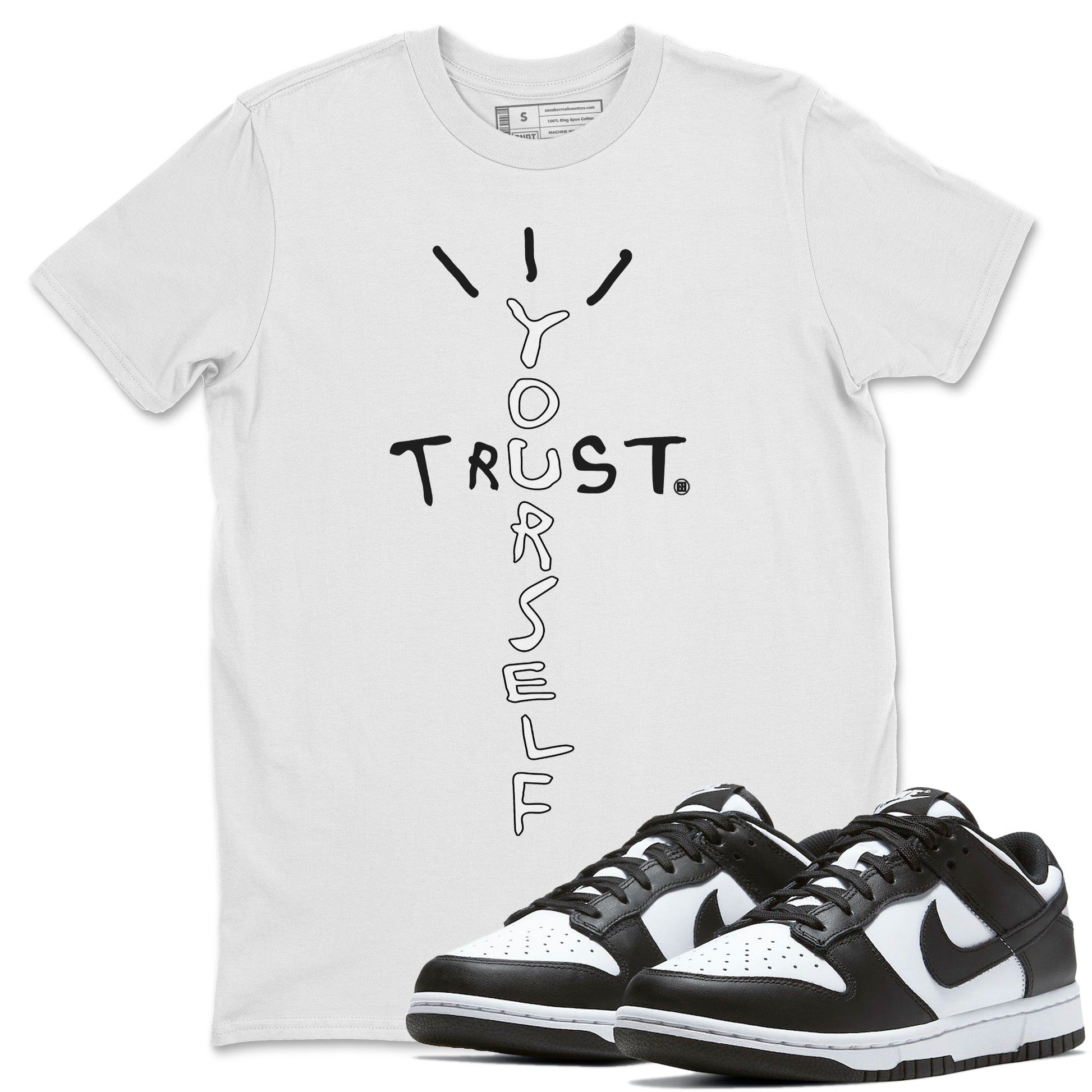 Dunk Panda Sneaker Match Tees Trust Yourself Sneaker Tees Dunk Panda Sneaker Release Tees Unisex Shirts