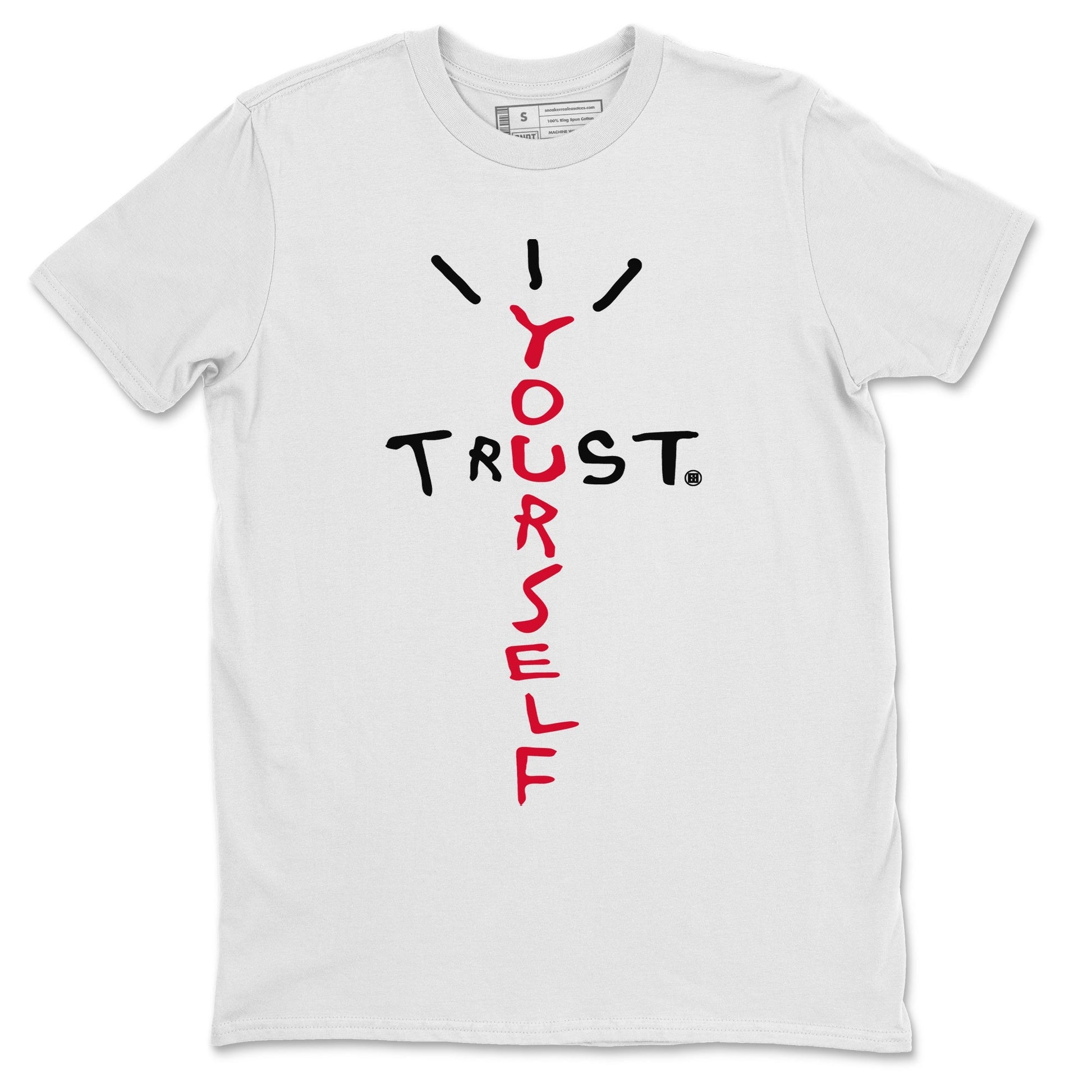 Jordan 1 Bred Patent Sneaker Match Tees Trust Yourself Sneaker Tees Jordan 1 Bred Patent Sneaker Release Tees Unisex Shirts