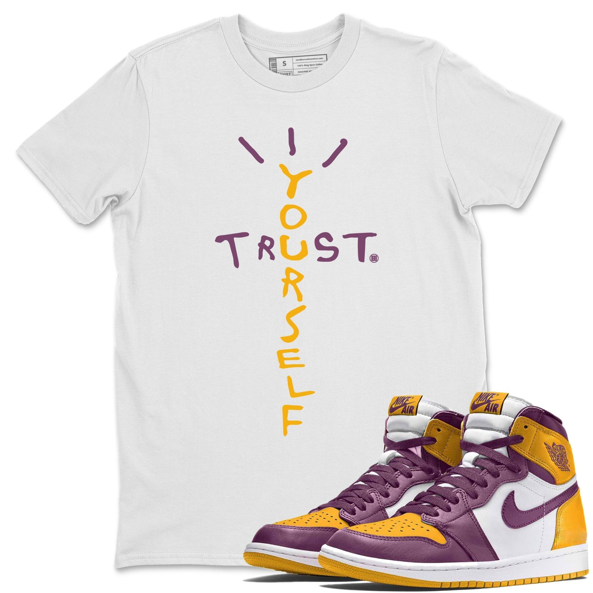 Jordan 1 Brotherhood Sneaker Match Tees Trust Yourself Sneaker Tees Jordan 1 Brotherhood Sneaker Release Tees Unisex Shirts