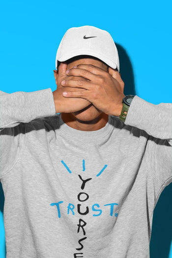 Jordan 1 Powder Blue Sneaker Match Tees Trust Yourself Sneaker Tees Jordan 1 Powder Blue Sneaker Release Tees Unisex Shirts