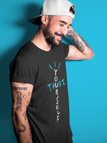 Jordan 1 Powder Blue Sneaker Match Tees Trust Yourself Sneaker Tees Jordan 1 Powder Blue Sneaker Release Tees Unisex Shirts