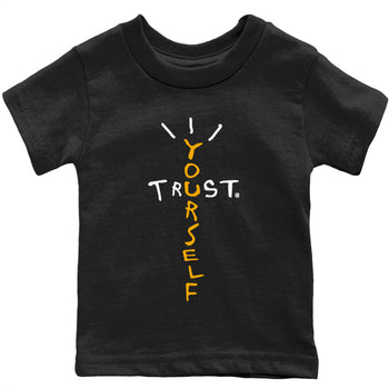 Jordan 1 Yellow Toe Sneaker Match Tees Trust Yourself Sneaker Tees Jordan 1 Yellow Toe Sneaker Release Tees Kids Shirts