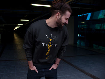 Jordan 1 Yellow Toe Sneaker Match Tees Trust Yourself Sneaker Tees Jordan 1 Yellow Toe Sneaker Release Tees Unisex Shirts