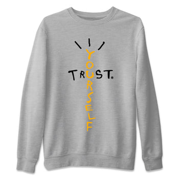 Jordan 1 Yellow Toe Sneaker Match Tees Trust Yourself Sneaker Tees Jordan 1 Yellow Toe Sneaker Release Tees Unisex Shirts
