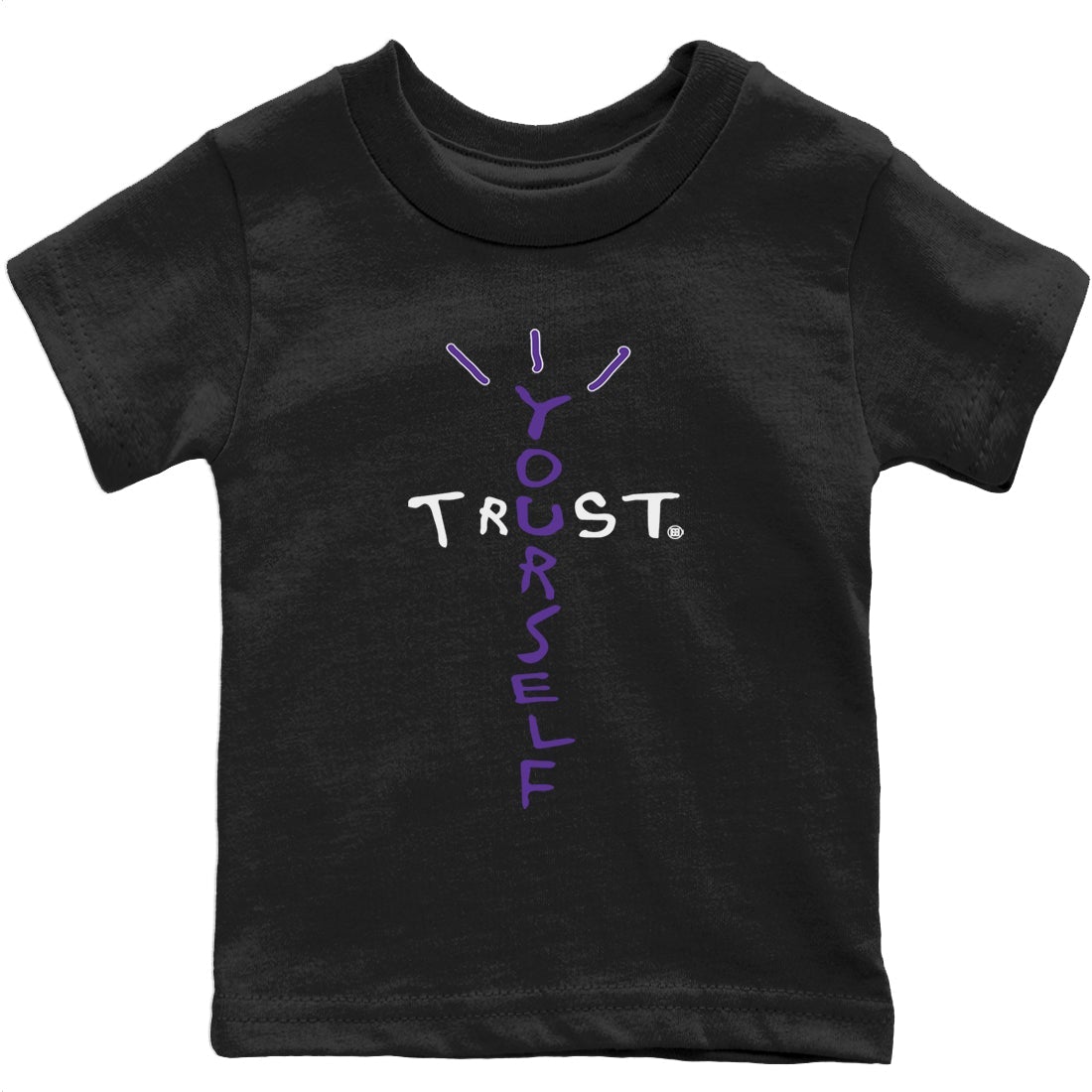 Jordan 13 Court Purple Sneaker Match Tees Trust Yourself Sneaker Tees Jordan 13 Court Purple Sneaker Release Tees Kids Shirts