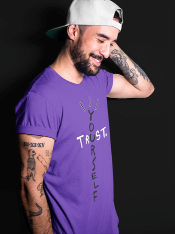Jordan 13 Court Purple Sneaker Match Tees Trust Yourself Sneaker Tees Jordan 13 Court Purple Sneaker Release Tees Unisex Shirts