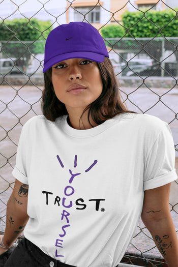 Jordan 13 Court Purple Sneaker Match Tees Trust Yourself Sneaker Tees Jordan 13 Court Purple Sneaker Release Tees Unisex Shirts