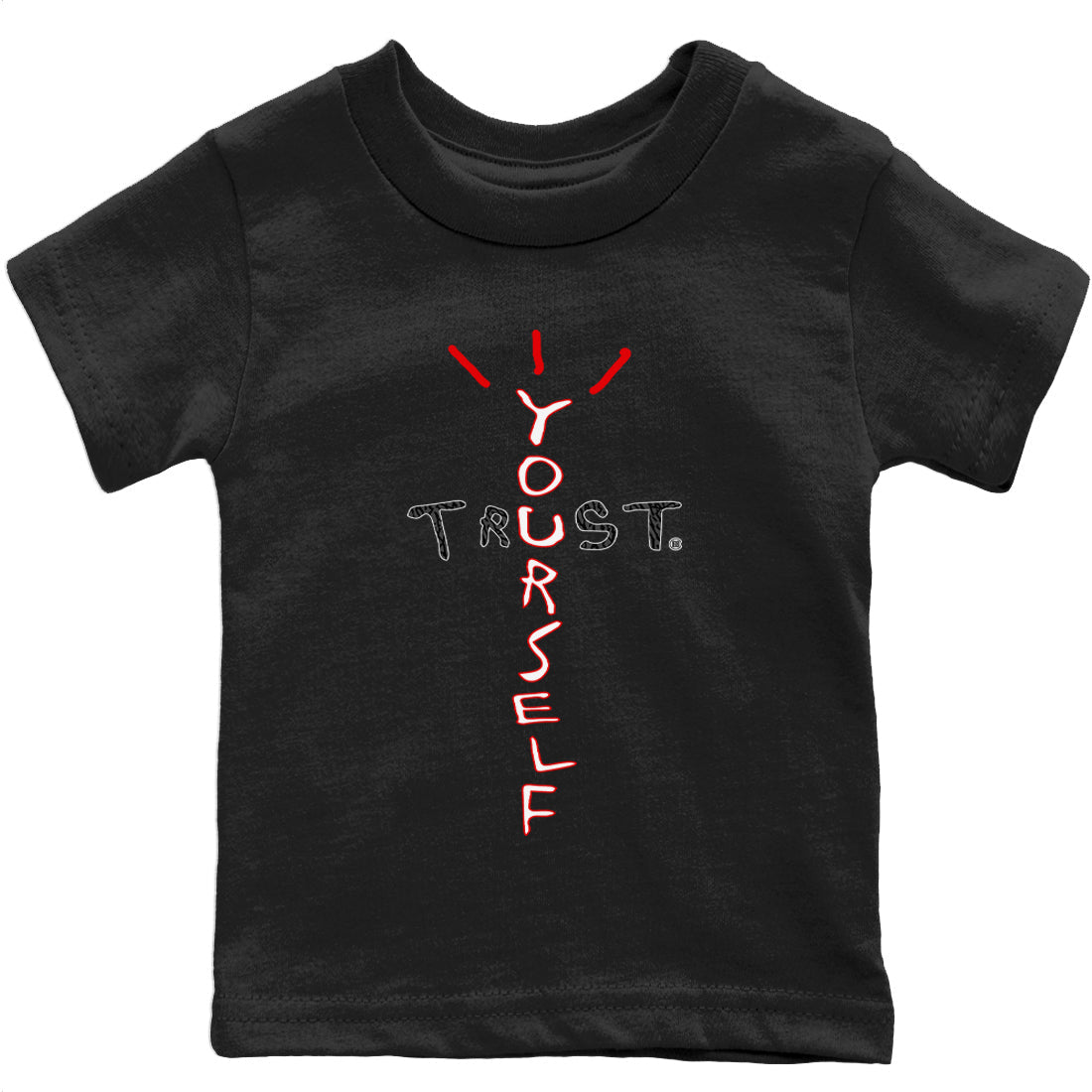 Jordan 3 Fire Red Sneaker Match Tees Trust Yourself Sneaker Tees Jordan 3 Fire Red Sneaker Release Tees Kids Shirts