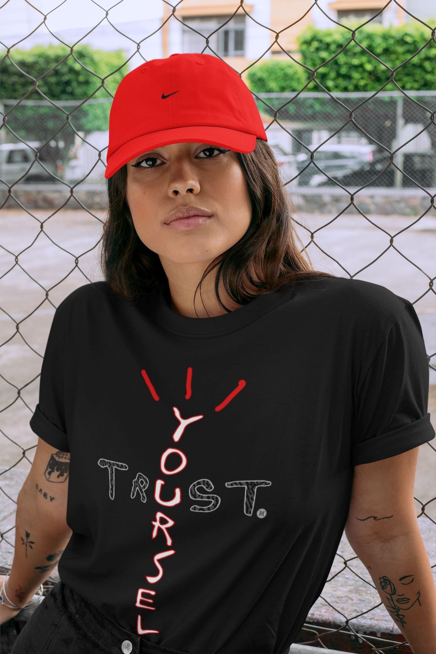 Jordan 3 Fire Red Sneaker Match Tees Trust Yourself Sneaker Tees Jordan 3 Fire Red Sneaker Release Tees Unisex Shirts
