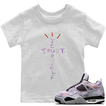 Jordan 4 Zen Master Sneaker Match Tees Trust Yourself Sneaker Tees Jordan 4 Zen Master Sneaker Release Tees Kids Shirts