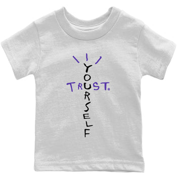 Jordan 5 Concord Sneaker Match Tees Trust Yourself Sneaker Tees Jordan 5 Concord Sneaker Release Tees Kids Shirts