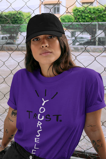 Jordan 5 Concord Sneaker Match Tees Trust Yourself Sneaker Tees Jordan 5 Concord Sneaker Release Tees Unisex Shirts