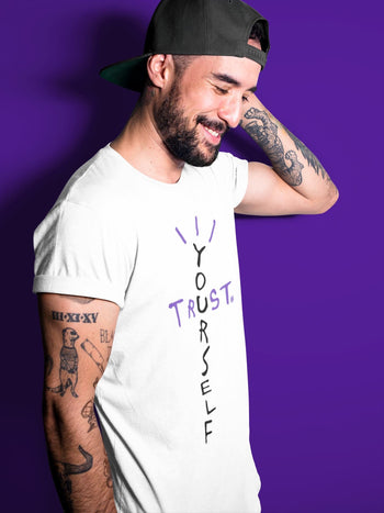 Jordan 5 Concord Sneaker Match Tees Trust Yourself Sneaker Tees Jordan 5 Concord Sneaker Release Tees Unisex Shirts