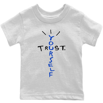 Jordan 5 Racer Blue Sneaker Match Tees Trust Yourself Sneaker Tees Jordan 5 Racer Blue Sneaker Release Tees Kids Shirts