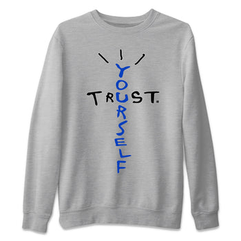 Jordan 5 Racer Blue Sneaker Match Tees Trust Yourself Sneaker Tees Jordan 5 Racer Blue Sneaker Release Tees Unisex Shirts