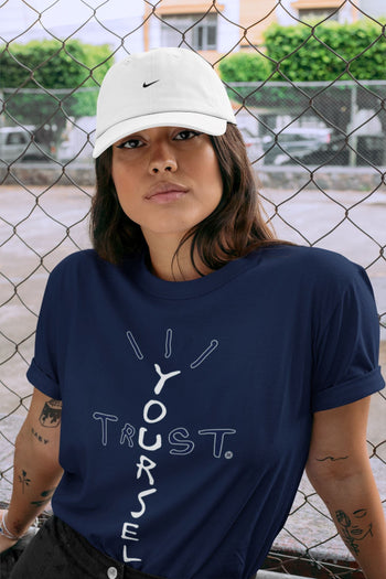 Jordan 6 Midnight Navy Sneaker Match Tees Trust Yourself Sneaker Tees Jordan 6 Midnight Navy Sneaker Release Tees Unisex Shirts