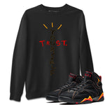 Jordan 7 Citrus Sneaker Match Tees Trust Yourself Sneaker Tees Jordan 7 Citrus Sneaker Release Tees Unisex Shirts