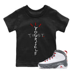 Jordan 9 Fire Red Sneaker Match Tees Trust Yourself Sneaker Tees Jordan 9 Fire Red Sneaker Release Tees Kids Shirts