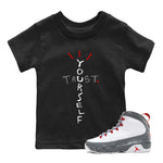 Jordan 9 Fire Red Sneaker Match Tees Trust Yourself Sneaker Tees Jordan 9 Fire Red Sneaker Release Tees Kids Shirts