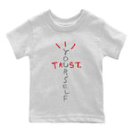 Jordan 9 Fire Red Sneaker Match Tees Trust Yourself Sneaker Tees Jordan 9 Fire Red Sneaker Release Tees Kids Shirts
