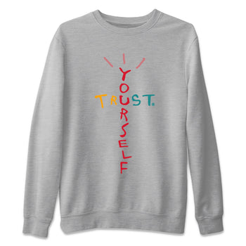 Yeezy 700 Hi-Res Red Sneaker Match Tees Trust Yourself Sneaker Tees Yeezy 700 Hi-Res Red Sneaker Release Tees Unisex Shirts