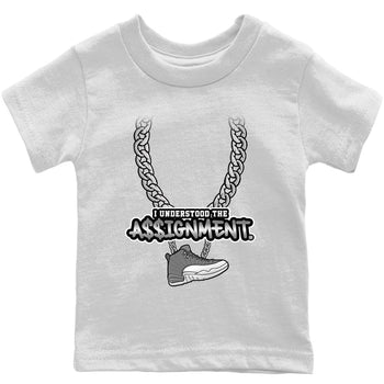 Jordan 12 Stealth Sneaker Match Tees Understood Assignment Sneaker Tees Jordan 12 Stealth Sneaker Release Tees Kids Shirts